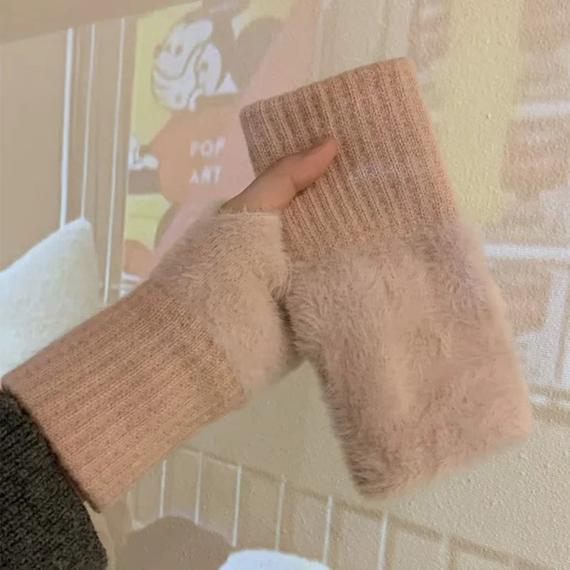 Luxury Mink Fleece Gloves