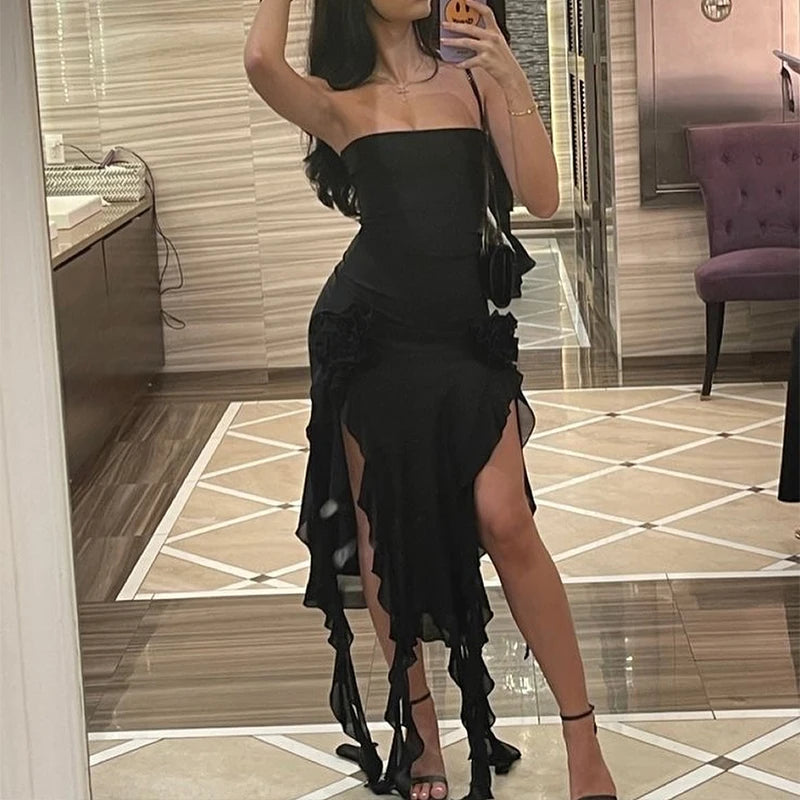 Elegant Floral Mini Dress