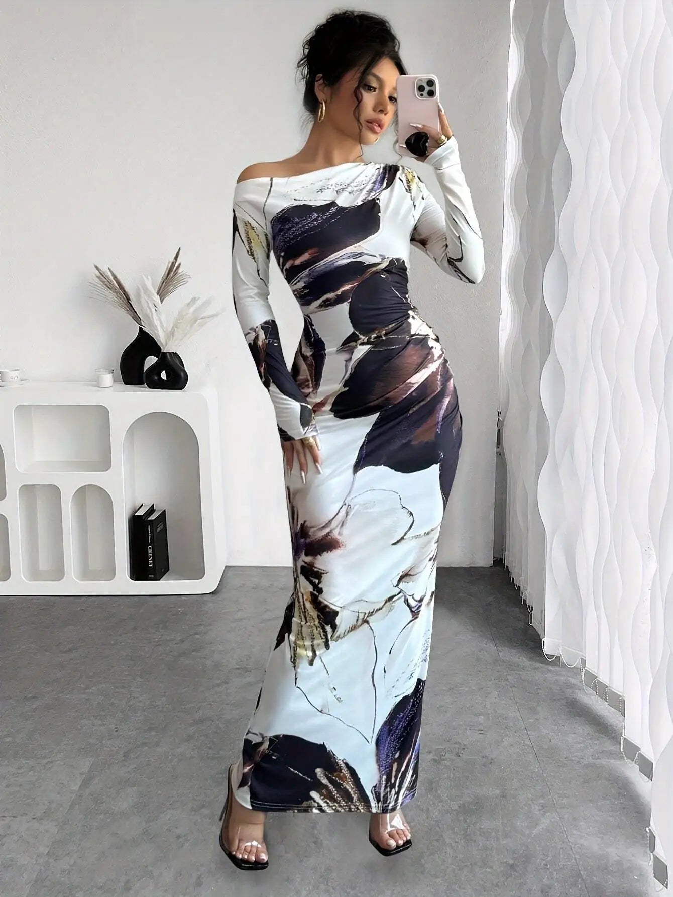 Elegant Off-Shoulder Dress