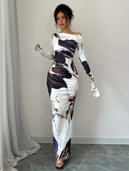 Elegant Off-Shoulder Dress