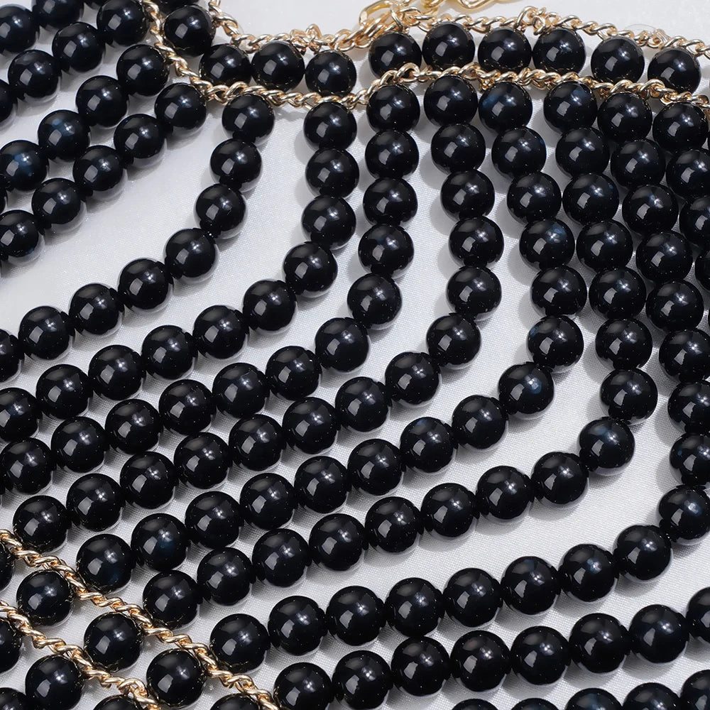 Pearl Body Chain Jewelry Top