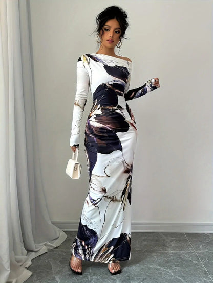 Elegant Off-Shoulder Dress