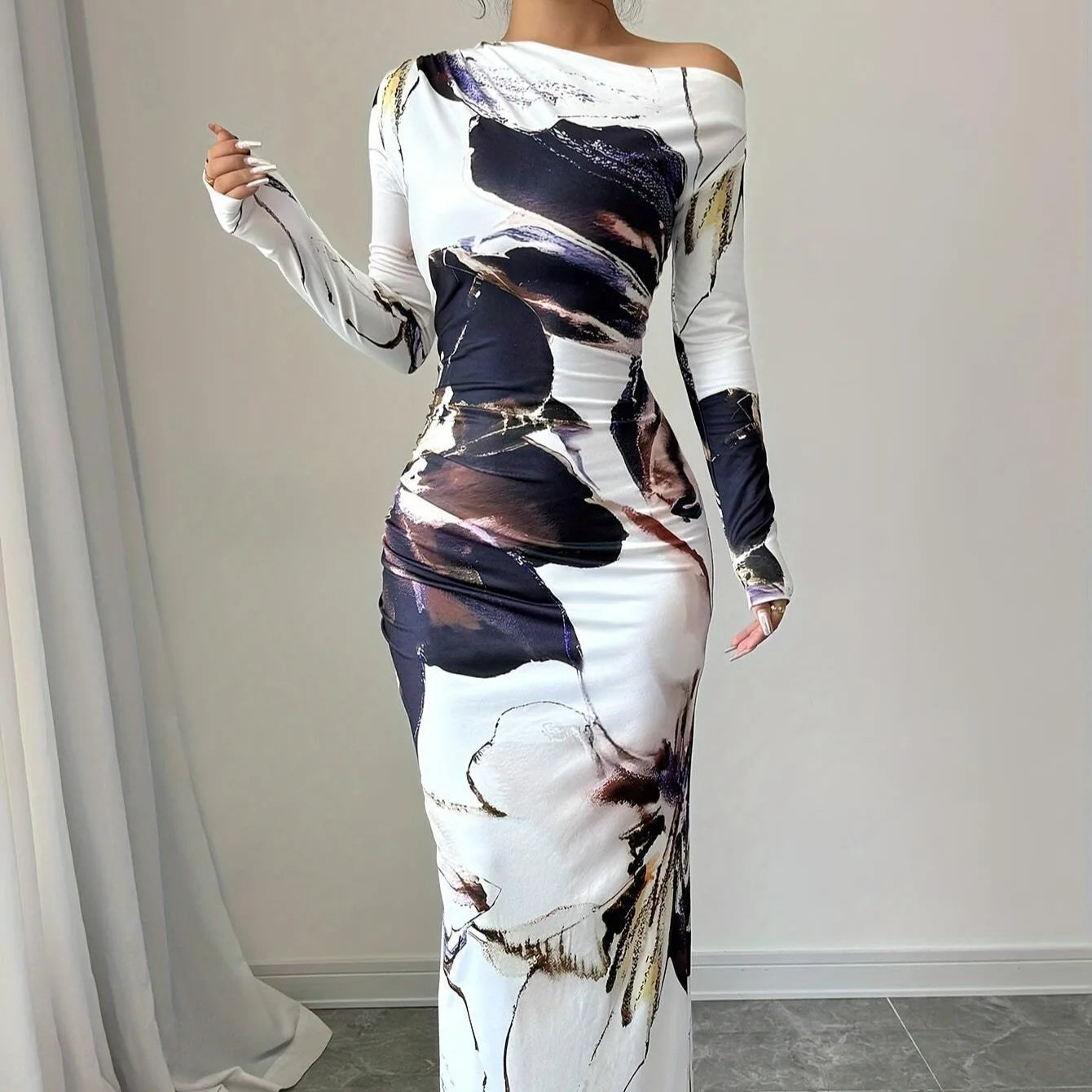 Elegant Off-Shoulder Dress