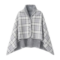 Wearable Plaid Fleece Blanket